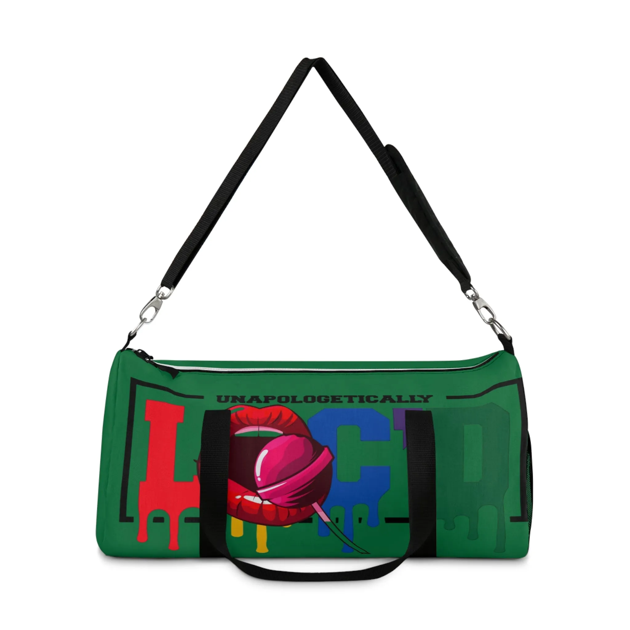 Loc'd Green Duffel Bag