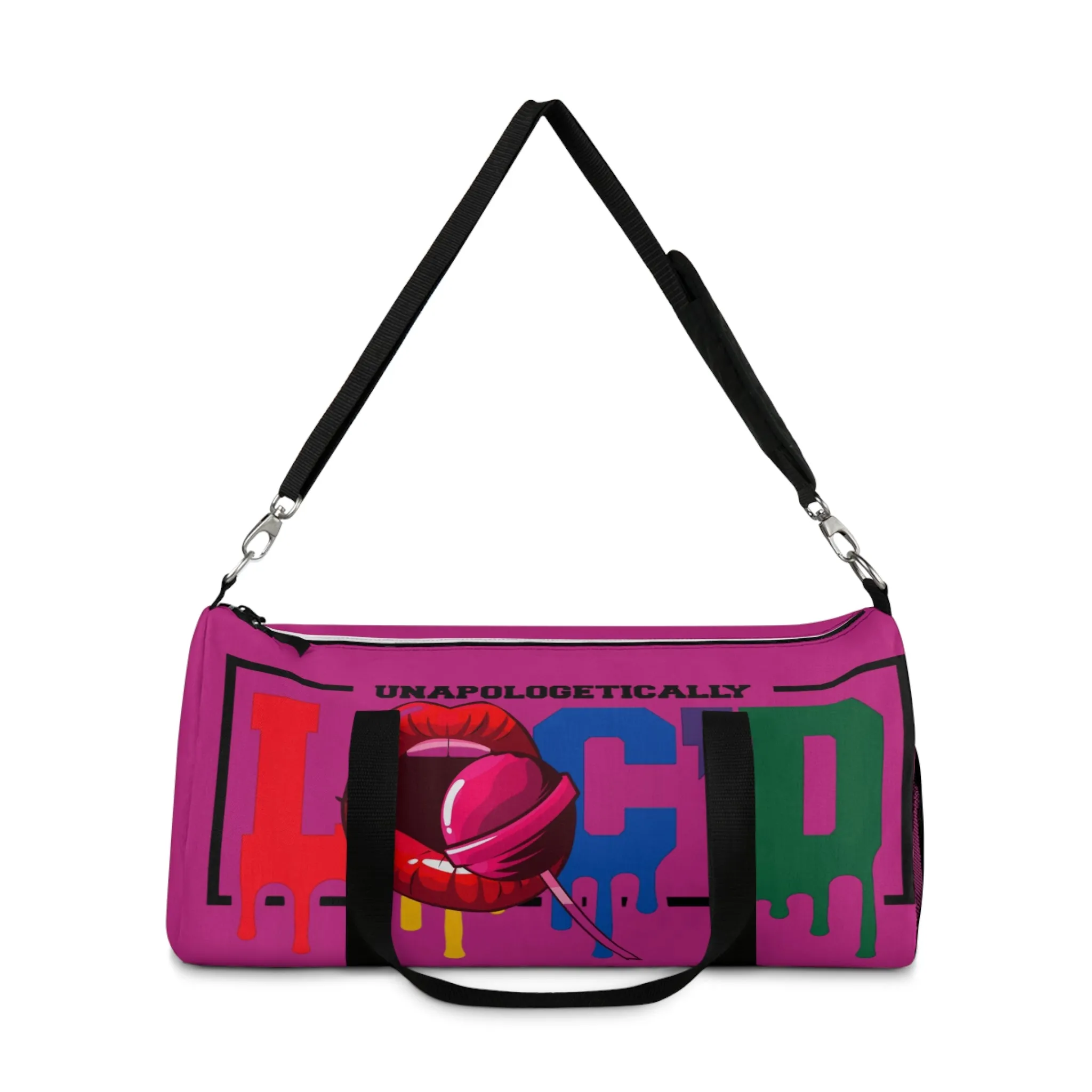 Loc'd Pink Duffel Bag