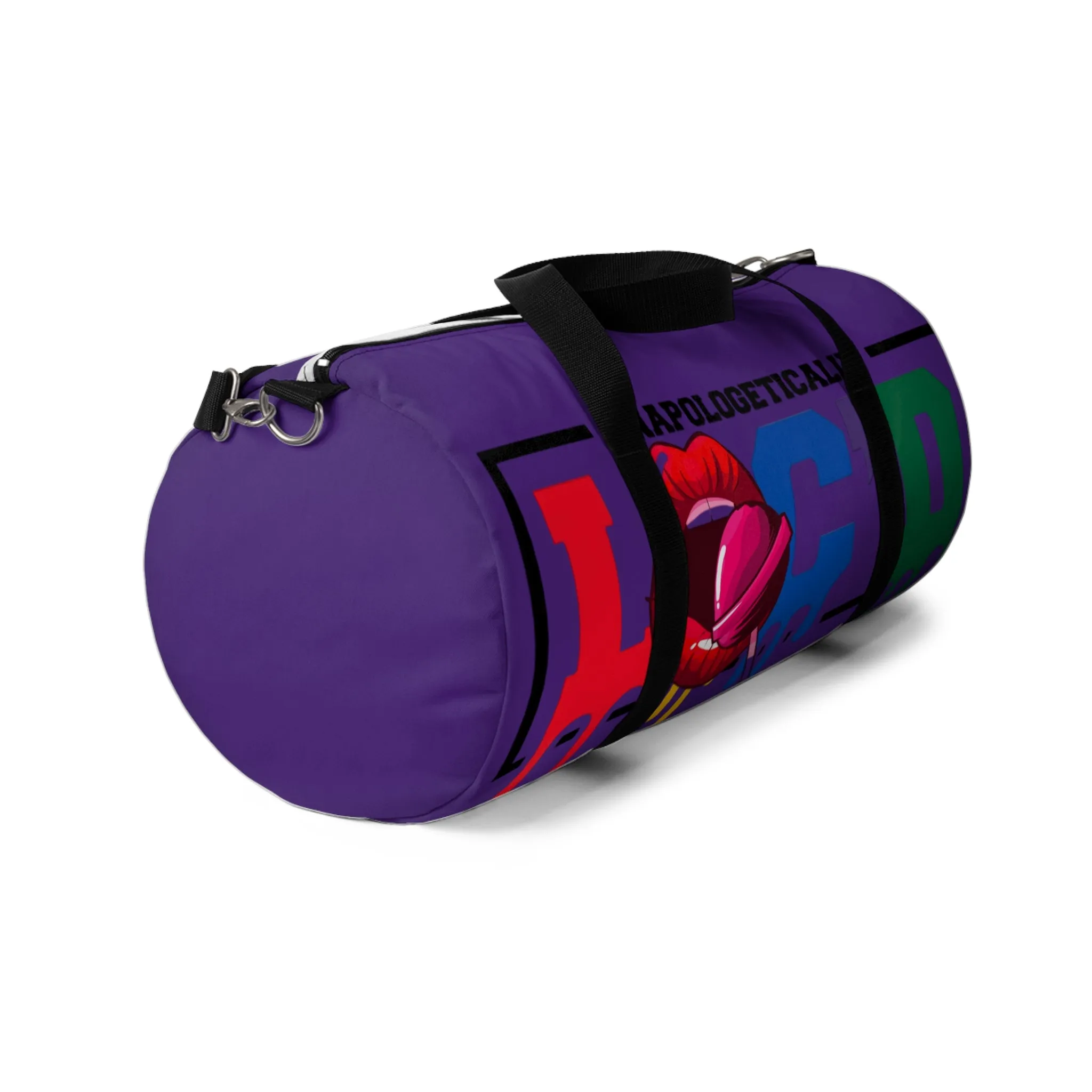 Loc'd Purple Duffel Bag