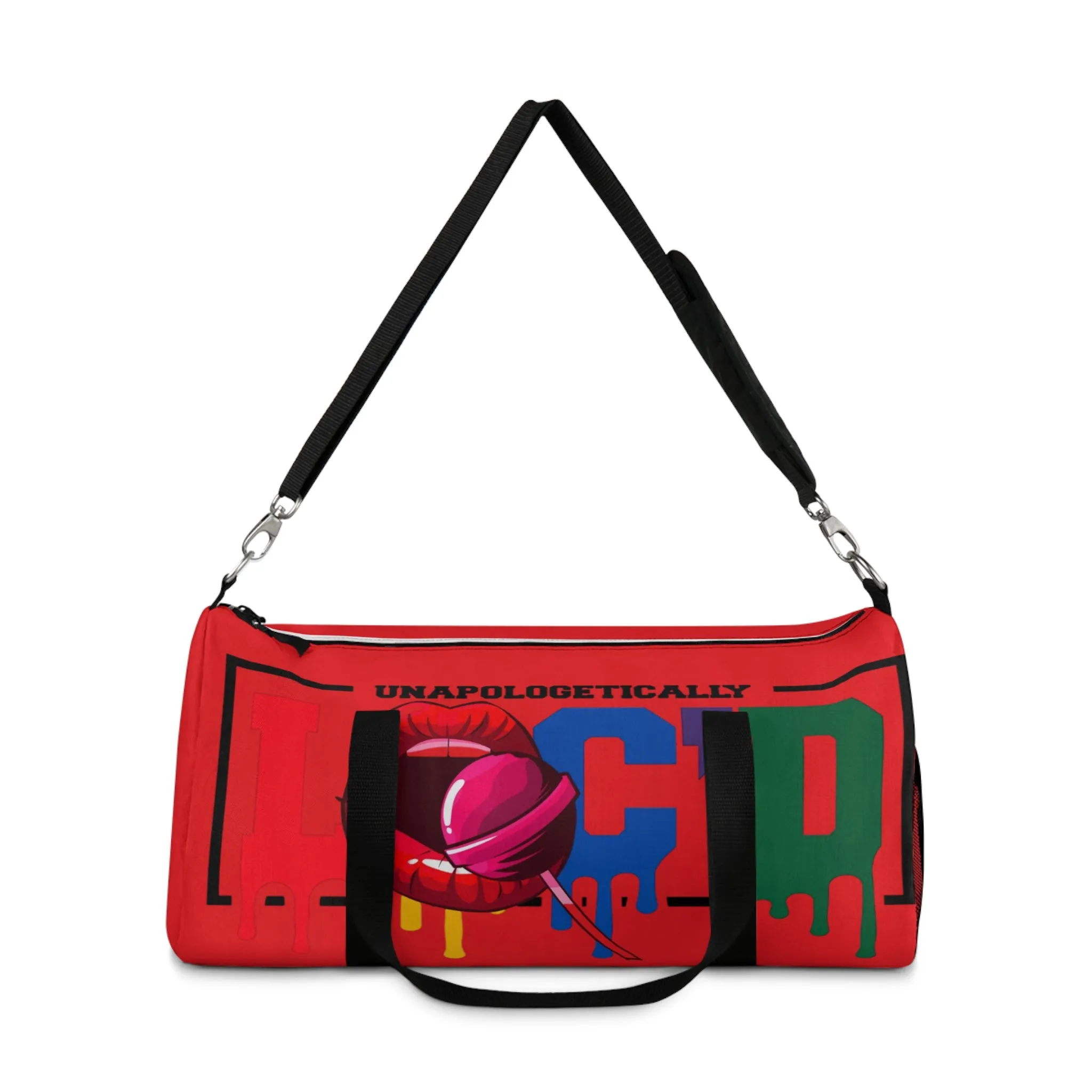 Loc'd Red Duffel Bag