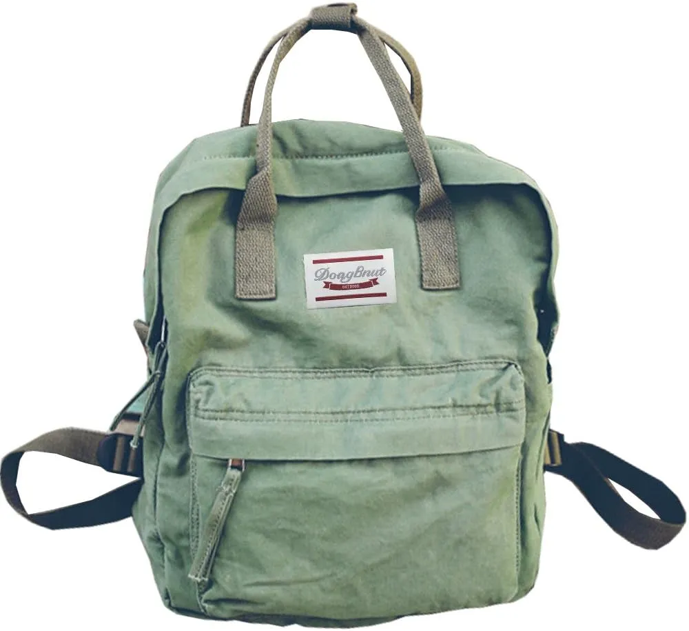 LuckyZ Backpacks Womens Casual Bookbags Lightweight Cloth Canvas Backpack School Bag Travel Daypack Medium Handbag Purse