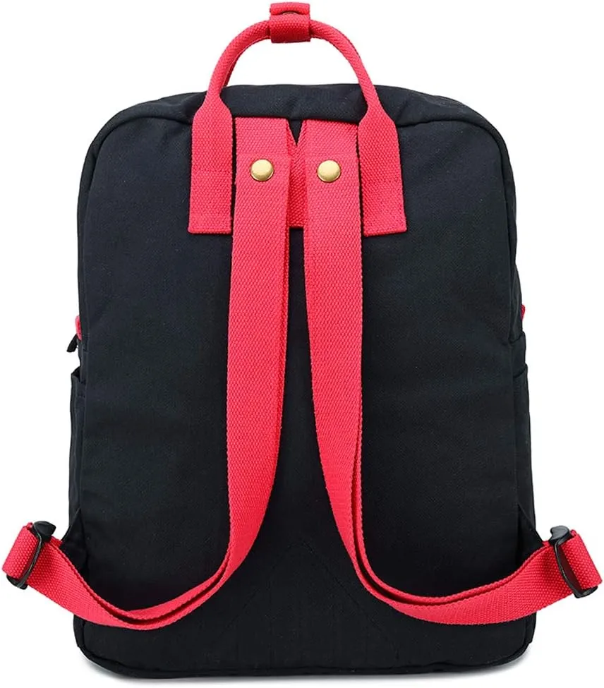 LuckyZ Backpacks Womens Casual Bookbags Lightweight Cloth Canvas Backpack School Bag Travel Daypack Medium Handbag Purse