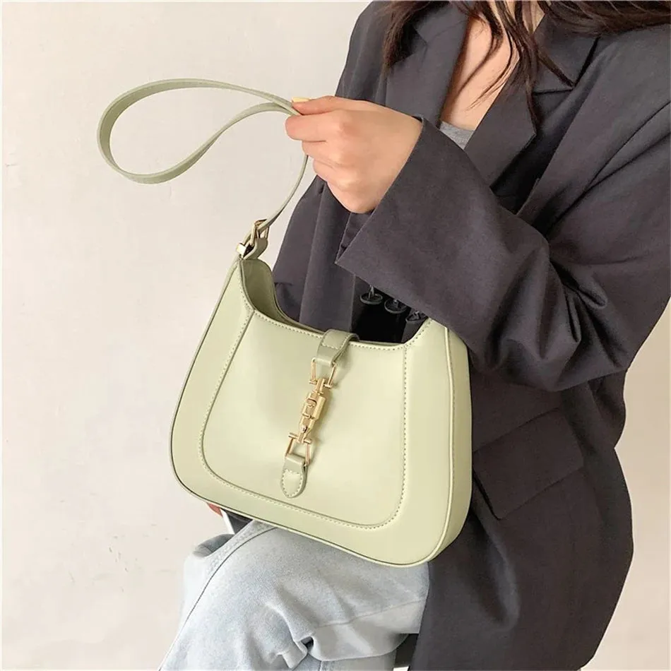 Luxury Brand Purses and Handbag Top End Quality Designer Leather Shoulder Crossbody Bag for Women Fashion Underarm Girl Sac
