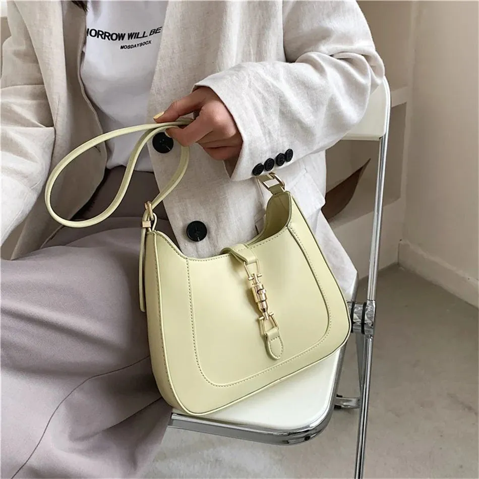 Luxury Brand Purses and Handbag Top End Quality Designer Leather Shoulder Crossbody Bag for Women Fashion Underarm Girl Sac
