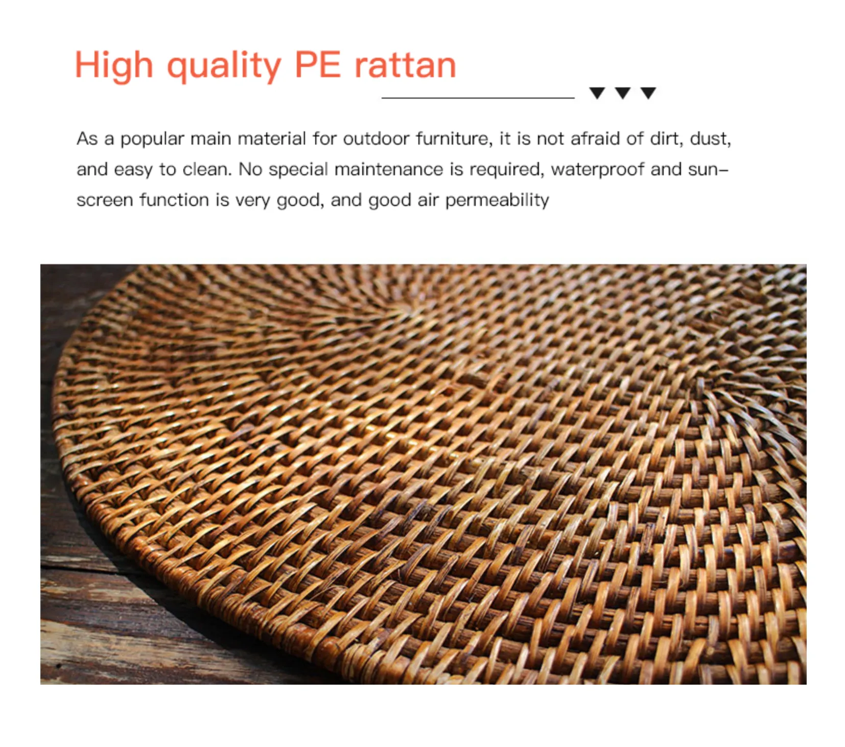 Luxury Plus Furniture - Nordic Rattan Designer Chairs   Coffee Table - Mix & Match (Balcony, Patio, Courtyard)