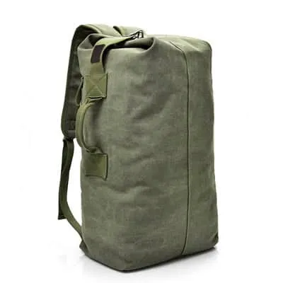 Man's Canvas Travel Backpack