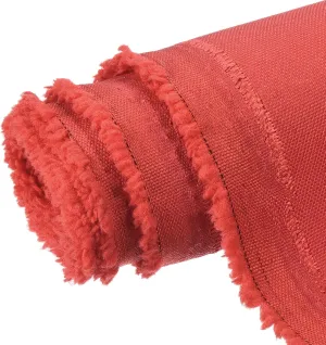 MECCANIXITY Waterproof Canvas Fabric 58" W 1 Yard 600D Marine Water Resistant Material by The Yard for Outdoor Furniture Cushion, Bag Sewing,Red