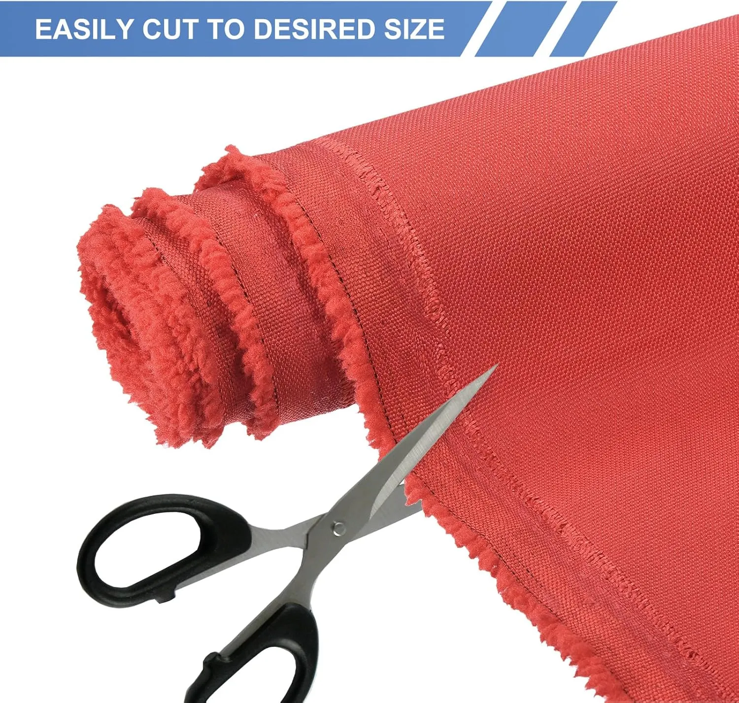 MECCANIXITY Waterproof Canvas Fabric 58" W 1 Yard 600D Marine Water Resistant Material by The Yard for Outdoor Furniture Cushion, Bag Sewing,Red