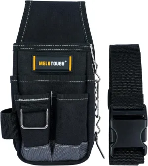 MELOTOUGH Pocket Tool Pouch Tool Belt Pouches with Belt Clip Utility Mini Tool Organizer Pouch for Electrician,Carpenter,Construction,Technician