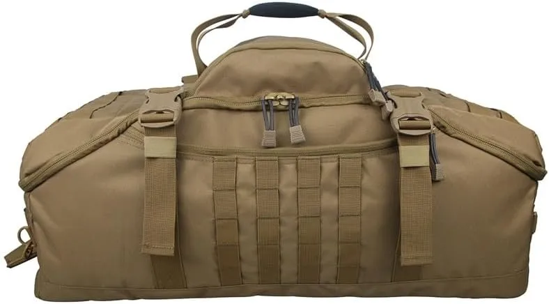 Men Army Sport Gym Bag Tactical Waterproof Backpack Camping Backpacks Sports Travel Bags (S 40Litres, Brown), Brown, S 40Litres, Backpacks