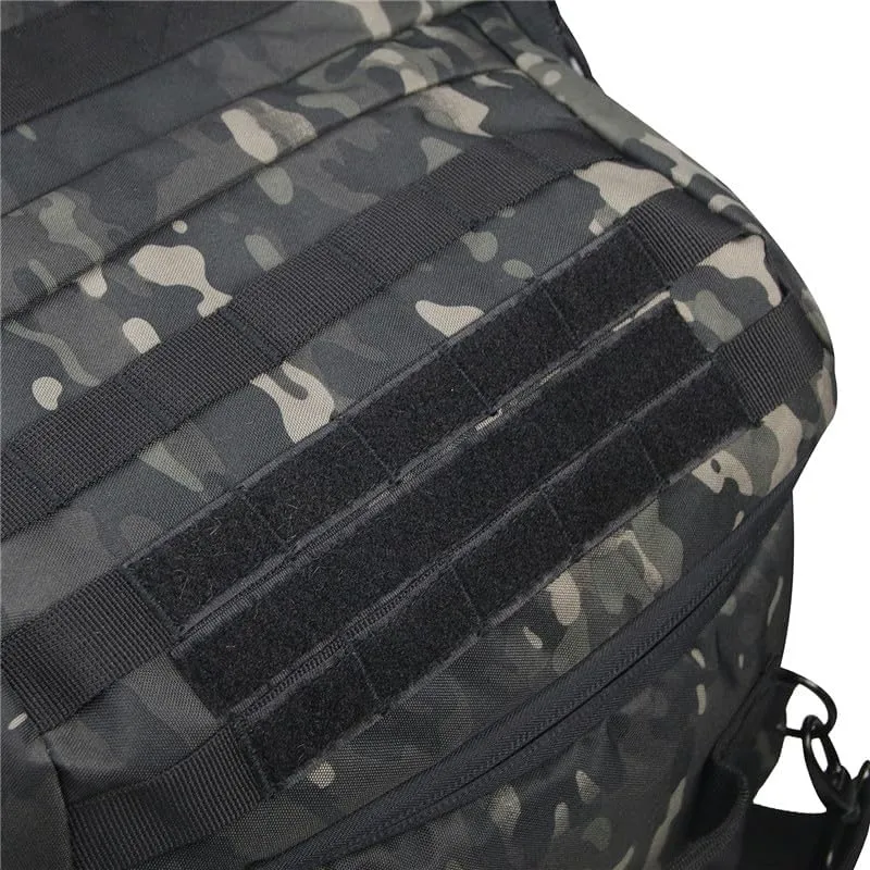 Men Army Sport Gym Bag Tactical Waterproof Backpack Camping Backpacks Sports Travel Bags (S 40Litres, Brown), Brown, S 40Litres, Backpacks
