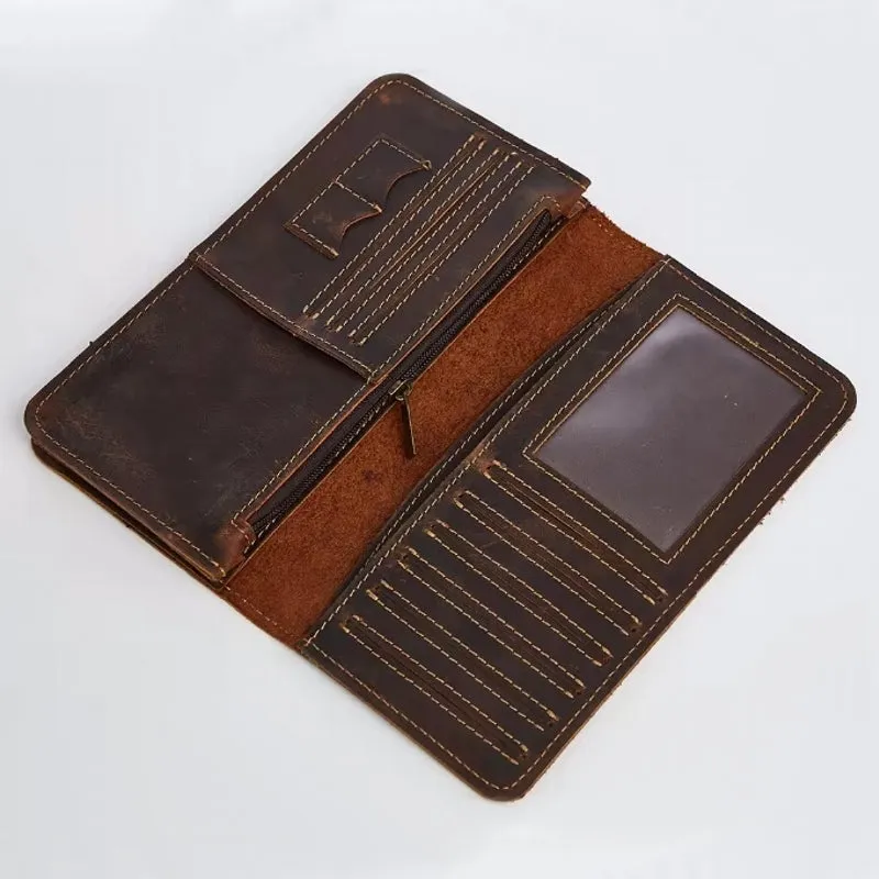 Men Wallets Solid Card Holder Clutch