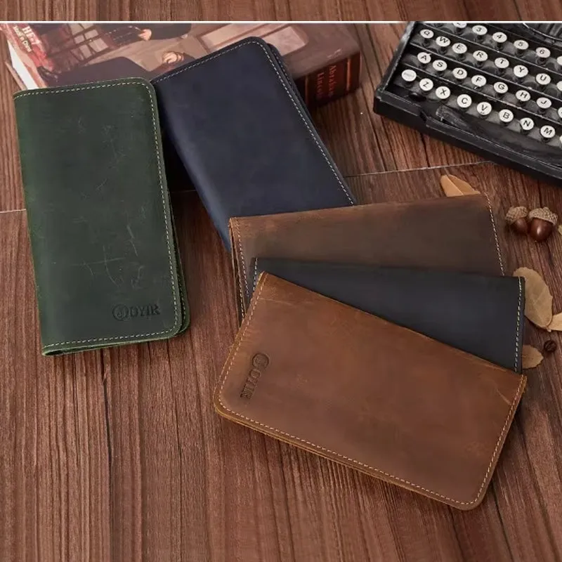 Men Wallets Solid Card Holder Clutch