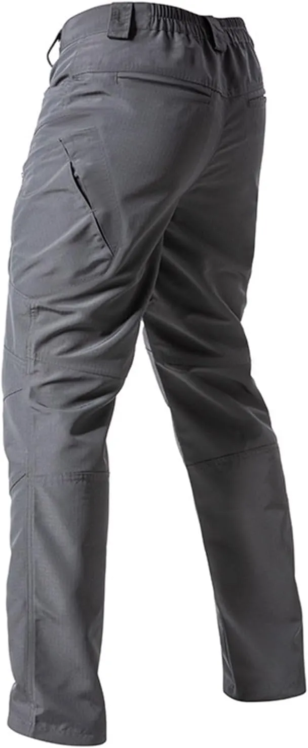 Mens Tactical Pants Waterproof Ripstop Baggy Camo Cargo Pants Quick Dry Hiking Carpenter Work Pant Multi Pockets