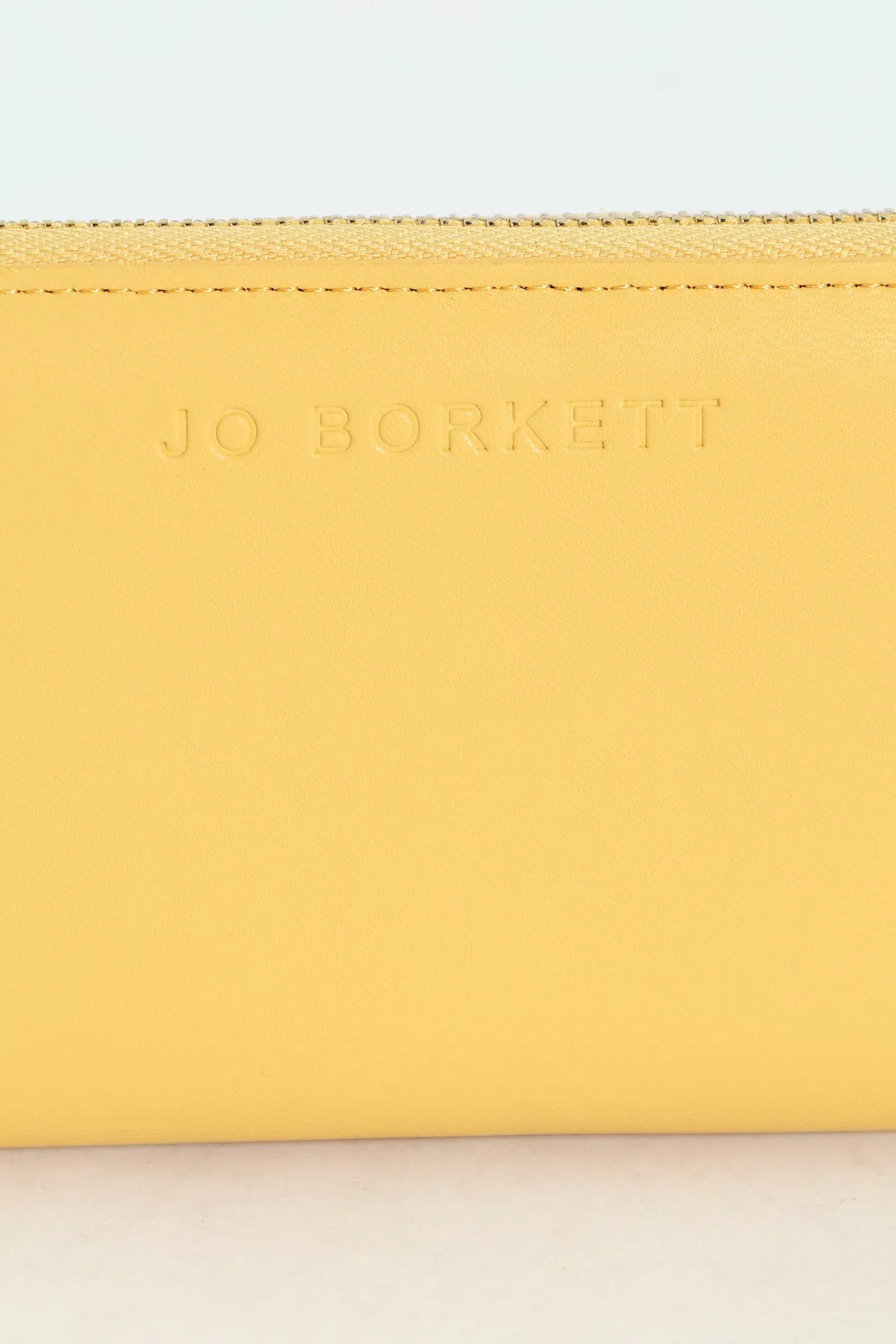 Meryl Smooth Zip Around Purse - Yellow
