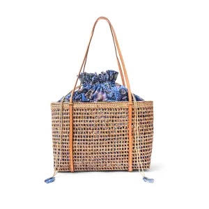 Mesh Rattan Shoulder Bag