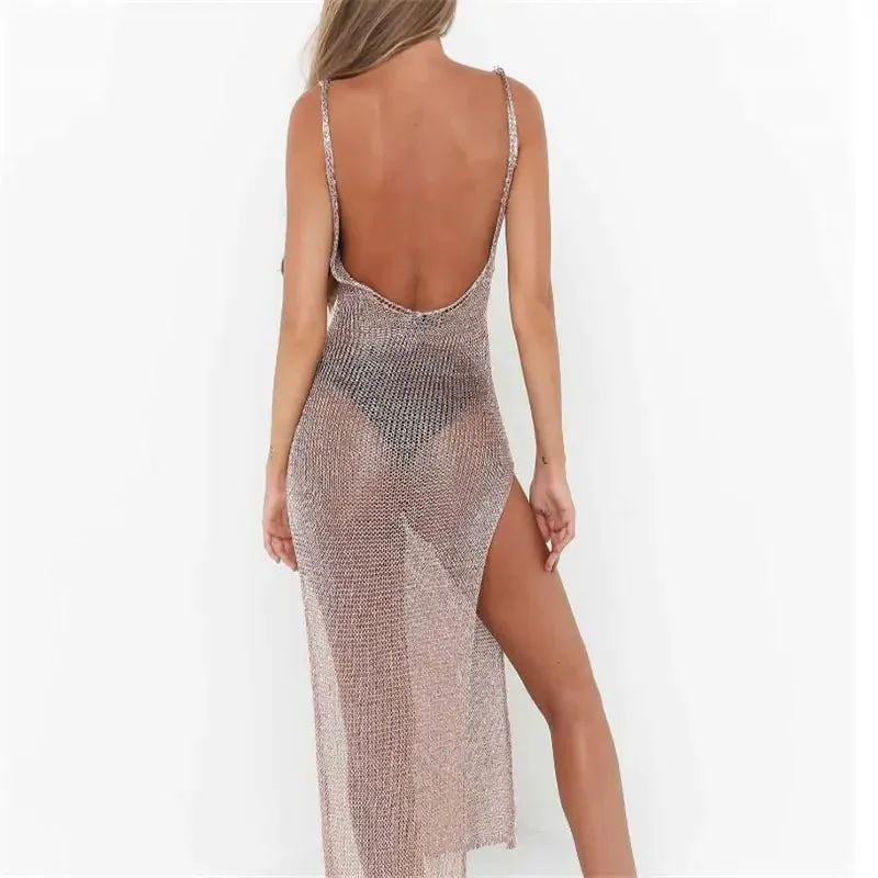 Mesh Sheer Beach Dress