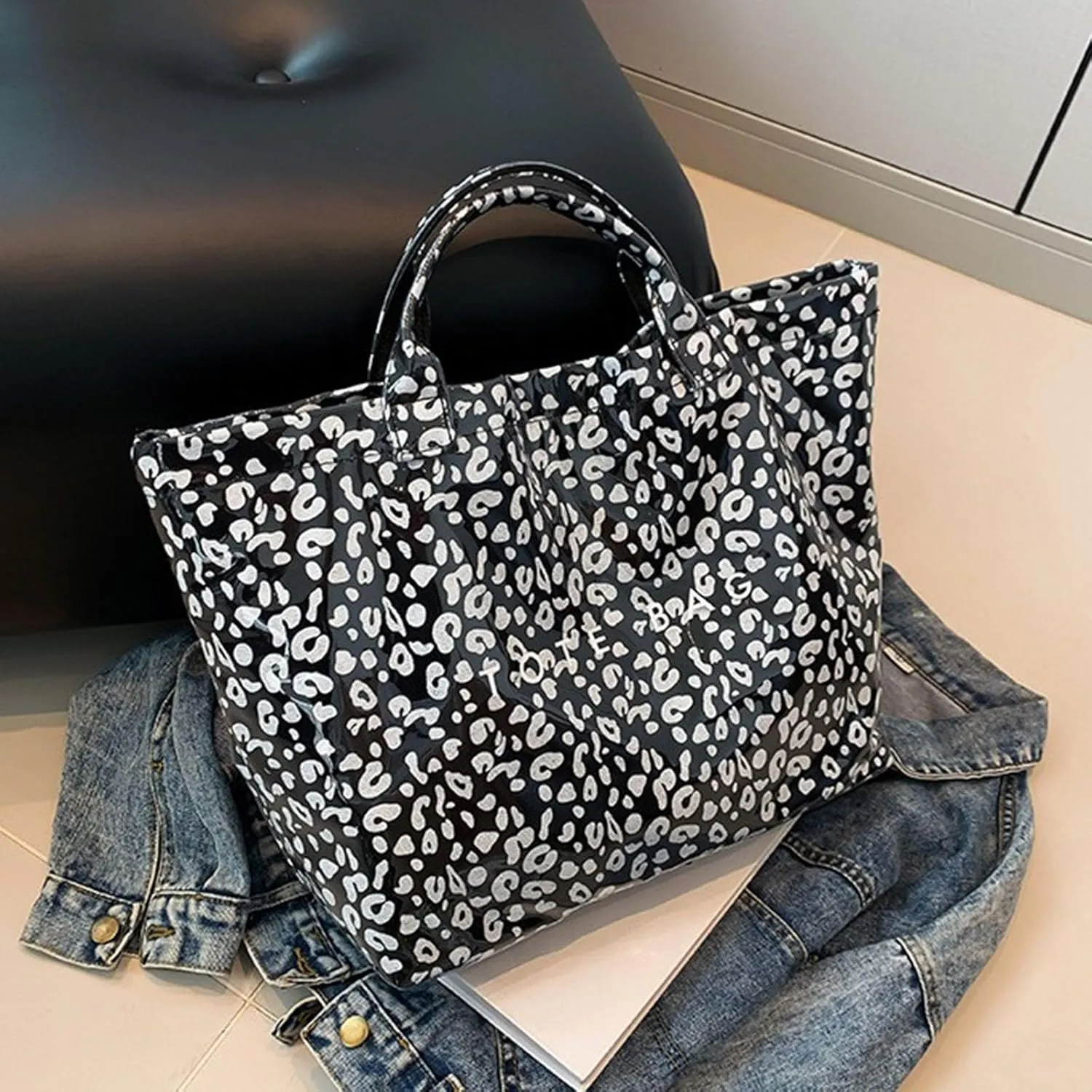 Messenger Tote Bag for Women Cute Hobo Tote Handbags Clutch Purses with Zipper Closure Casual Daily Bag