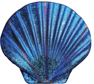 Metallic Seashell (Fusion Series) Ceramic Swimming Pool Mosaic (5", Sapphire)