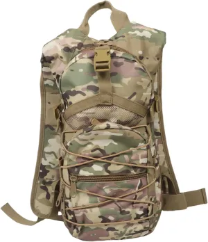 Mikikit High Capacity Camouflage Backpack for Hiking Camping and Outdoor Adventures Ergonomic Support Multifunctional Compartments Rugged Construction for Men and Women