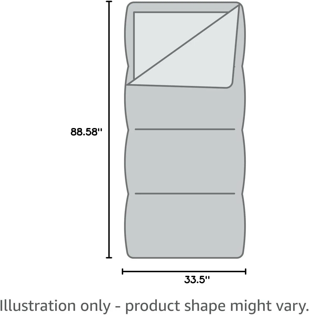 Mil-Tec Trilaminate Durable Waterproof Lightweight Breathable Tactical Outdoor Camping Hiking Generous Cut Sleeping Bag Cover with Zip Closure | Suitable for Various Sleeping Bags