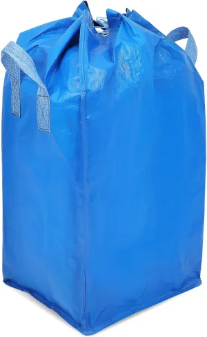 Milisten Pool Cover Storage Bag with 2 Handles, Blue Winter Pool Cover Storage Bag, Waterproof Pool Safety Cover Storage Bag, Heavy Duty Pool Cover Packing Bags for Winter Pool Covers