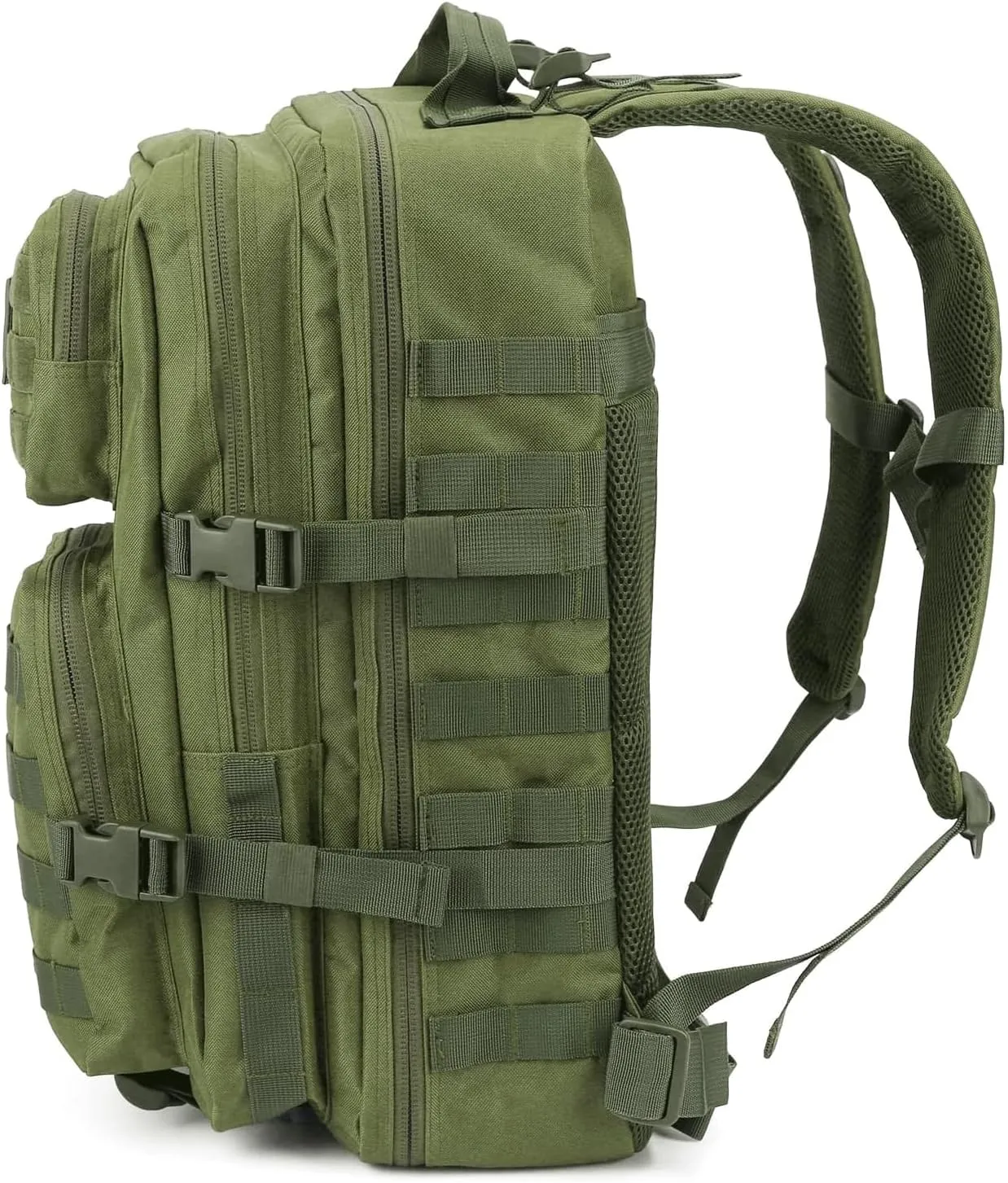 Military Tactical Backpack Large Army 3 Day Assault Pack Molle Bag Backpacks (ACU Camo) (Army Green)