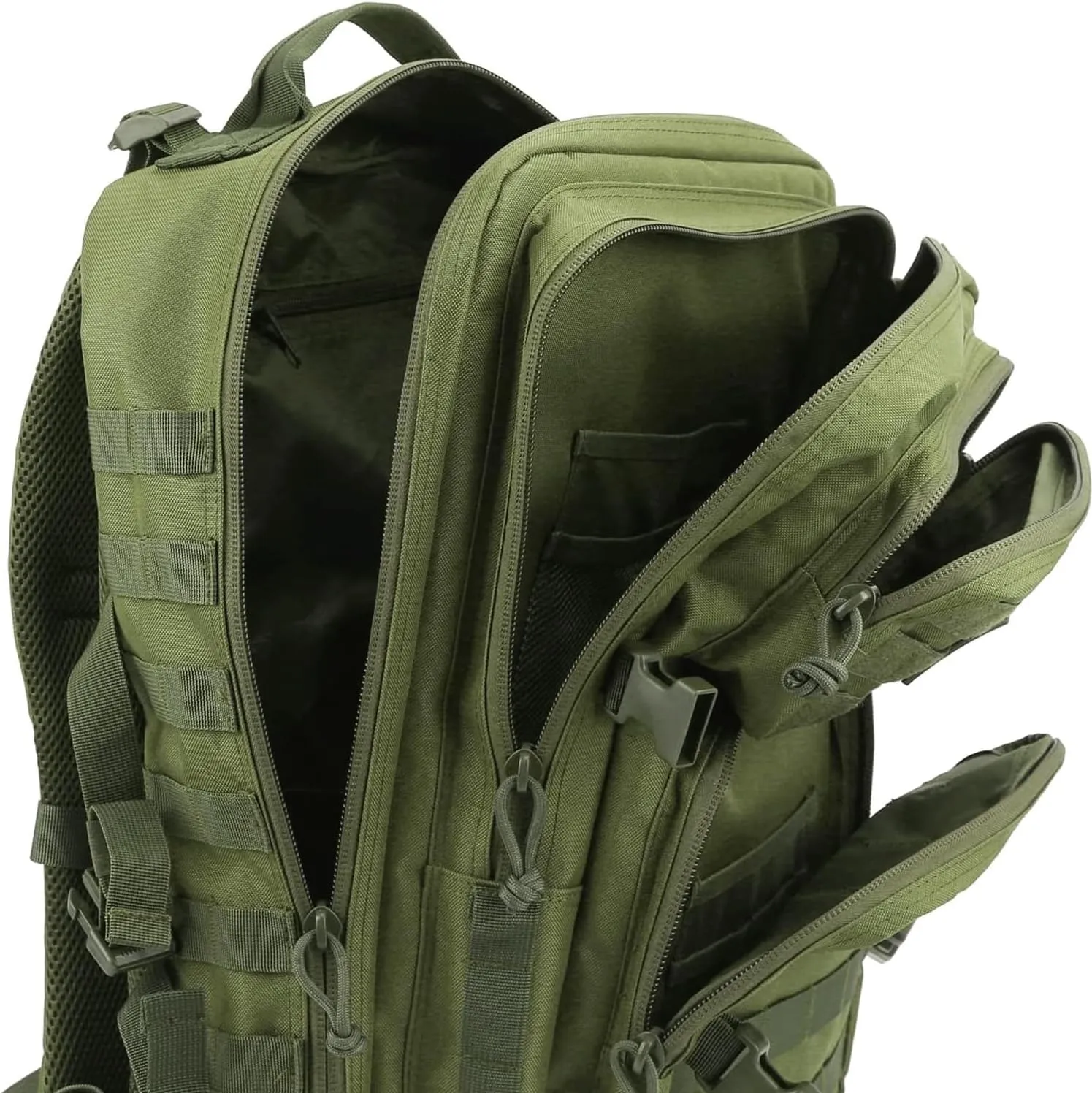 Military Tactical Backpack Large Army 3 Day Assault Pack Molle Bag Backpacks (ACU Camo) (Army Green)