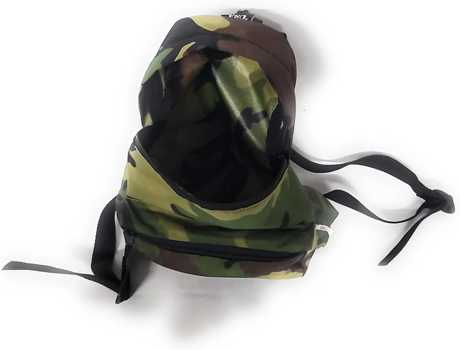 Mini Backpack, Ladies Purse Style Backpack with Front Pocket for Cellphone Made In USA. (Camouflage)