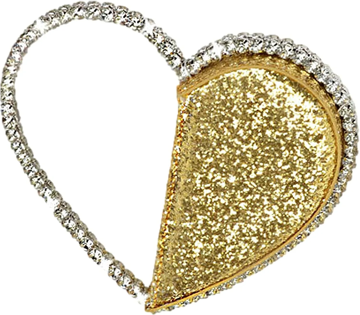 Mini Heart Round Shape Rhinestone Clutch Purse Bag Diamond Frame Glitter Bright Sequins Evening Handbag Wedding Party