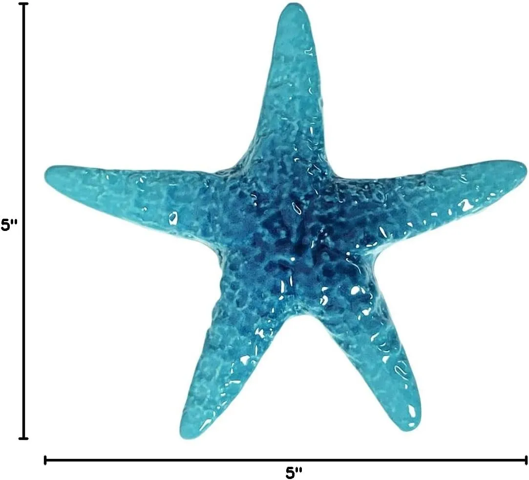Mini Starfish Ceramic Swimming Pool Mosaic (5", Aqua)