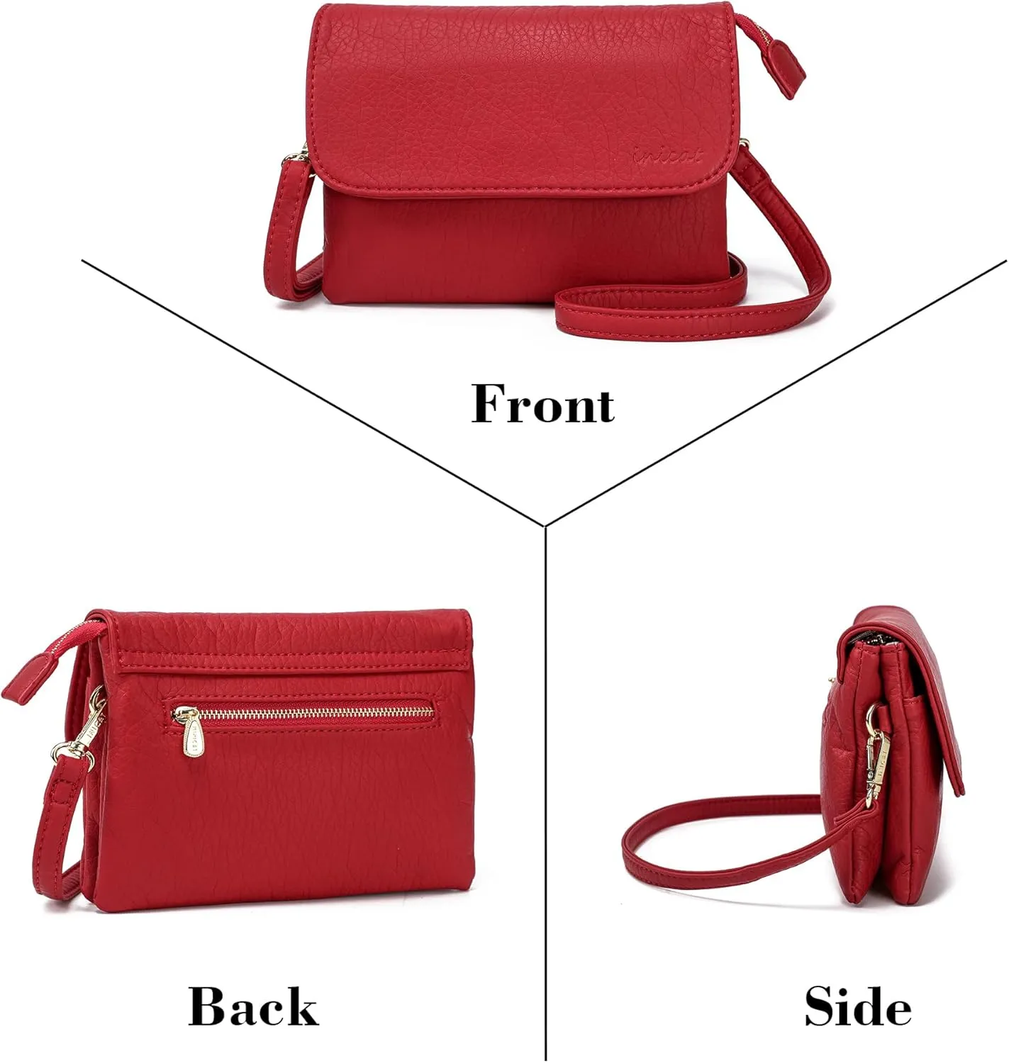MINICAT Roomy Pockets Small Crossbody Bags Cell Phone Sling Bag Wallet Purses for Women