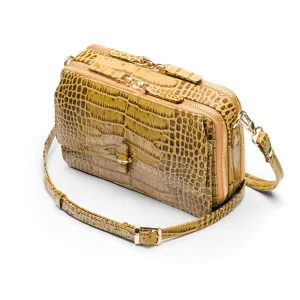 Miranda Bag - Antique Green Croc-Effect