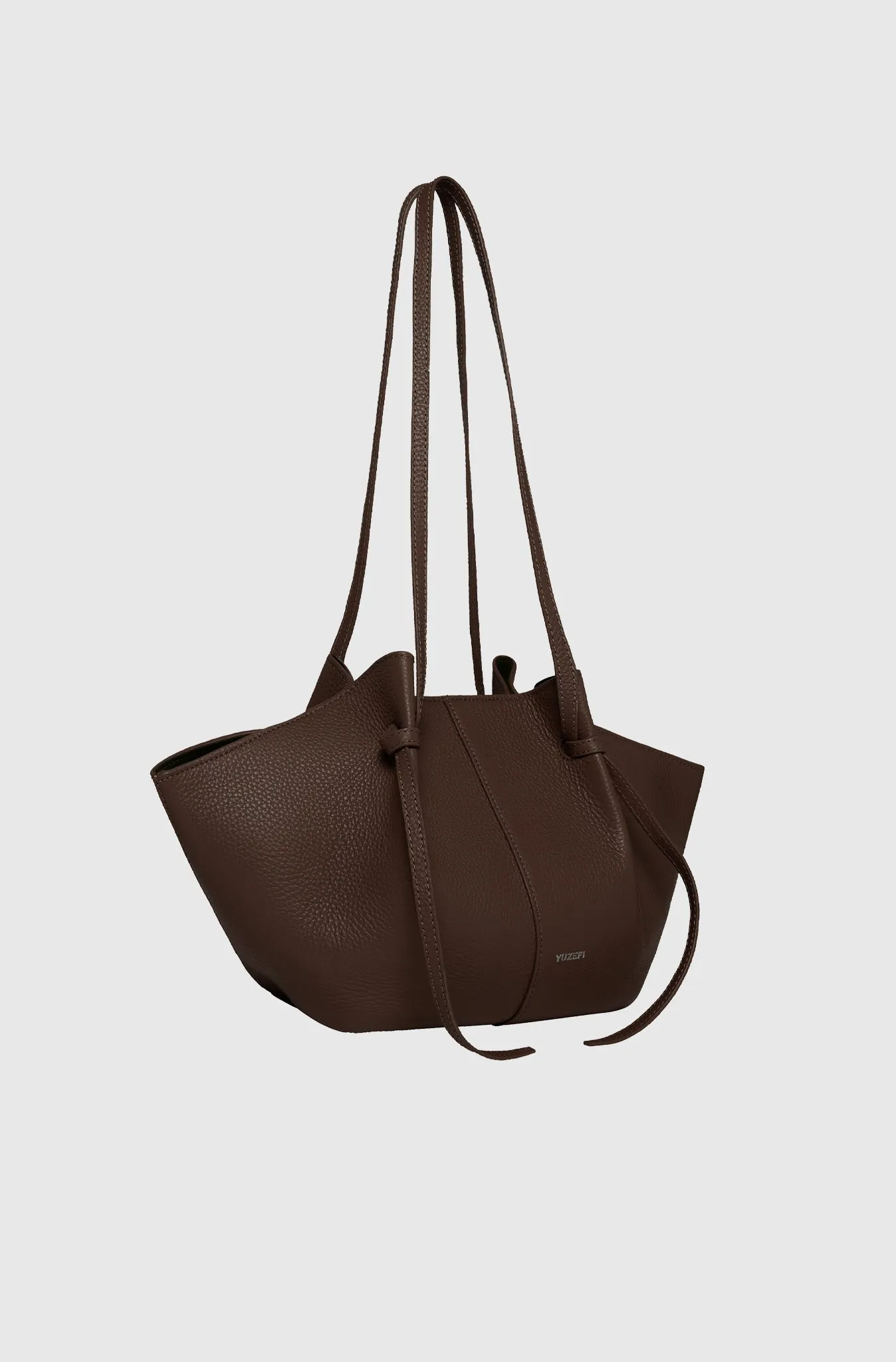 Mochi Espresso Pebble Grained Leather