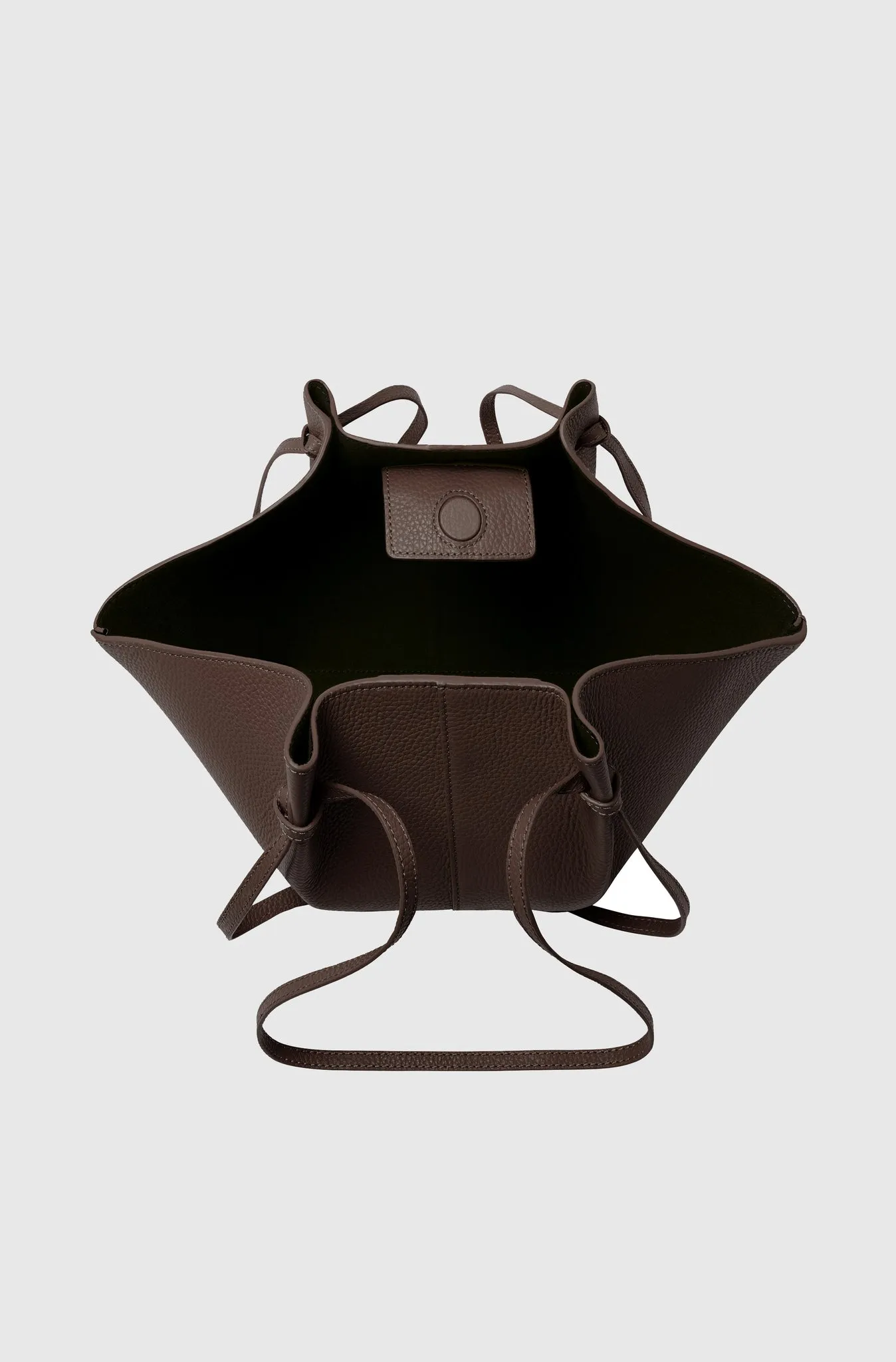 Mochi Espresso Pebble Grained Leather