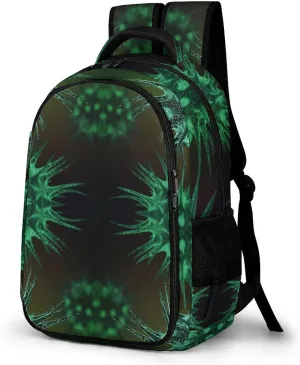 Molecules of The Virus Basic Backpack Travel Daypack for Men Women Work Hiking Laptop Bag