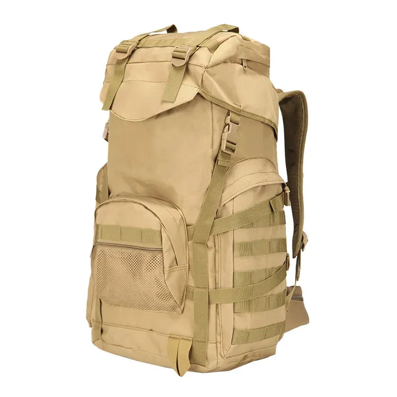 Molle 60L Camping Backpack Tactical Bag Military Large Waterproof Backpacks Camouflage Hiking Outdoor Army Bags XA281WA