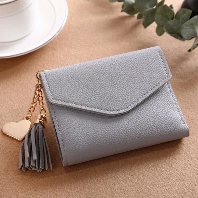 Money Coin Long Bag PU Wallet Holder Wallets Card Priority shipping Purse Leather High Wallet Female Quality Fashion Tassel Purses Women Clutch Local shipping
