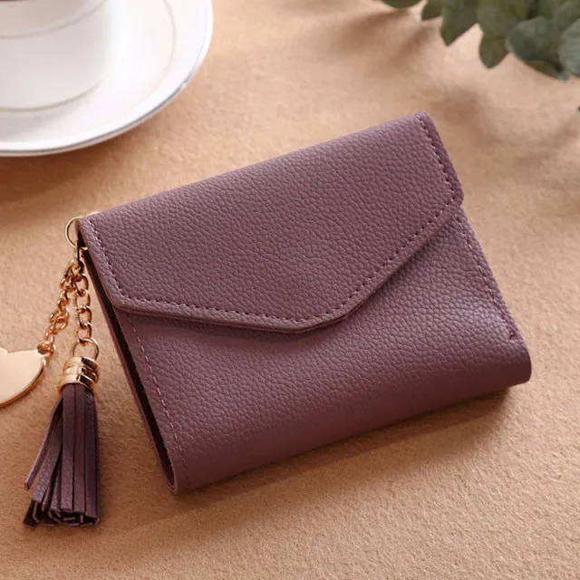 Money Coin Long Bag PU Wallet Holder Wallets Card Priority shipping Purse Leather High Wallet Female Quality Fashion Tassel Purses Women Clutch Local shipping