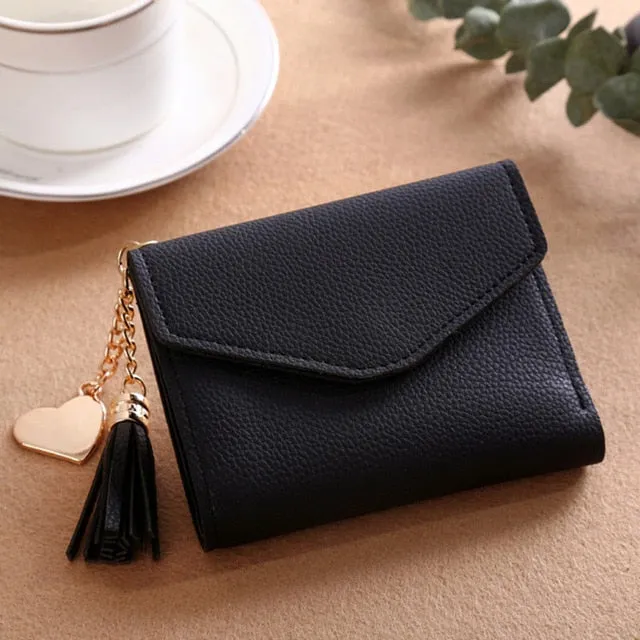 Money Coin Long Bag PU Wallet Holder Wallets Card Priority shipping Purse Leather High Wallet Female Quality Fashion Tassel Purses Women Clutch Local shipping