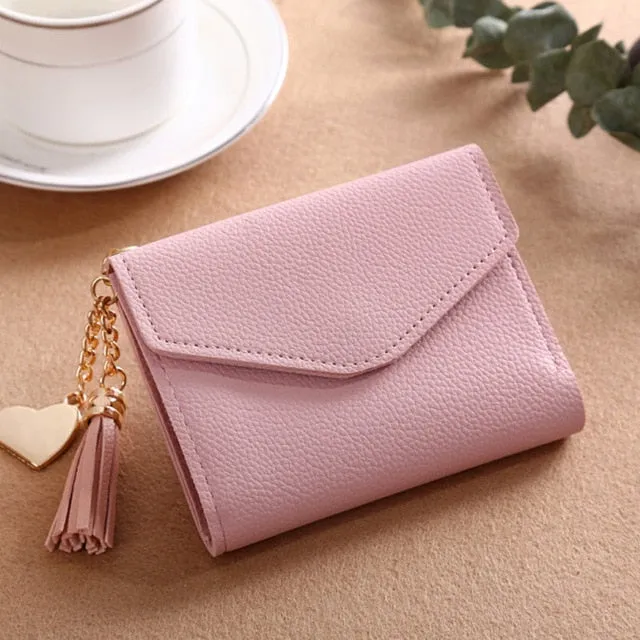 Money Coin Long Bag PU Wallet Holder Wallets Card Priority shipping Purse Leather High Wallet Female Quality Fashion Tassel Purses Women Clutch Local shipping