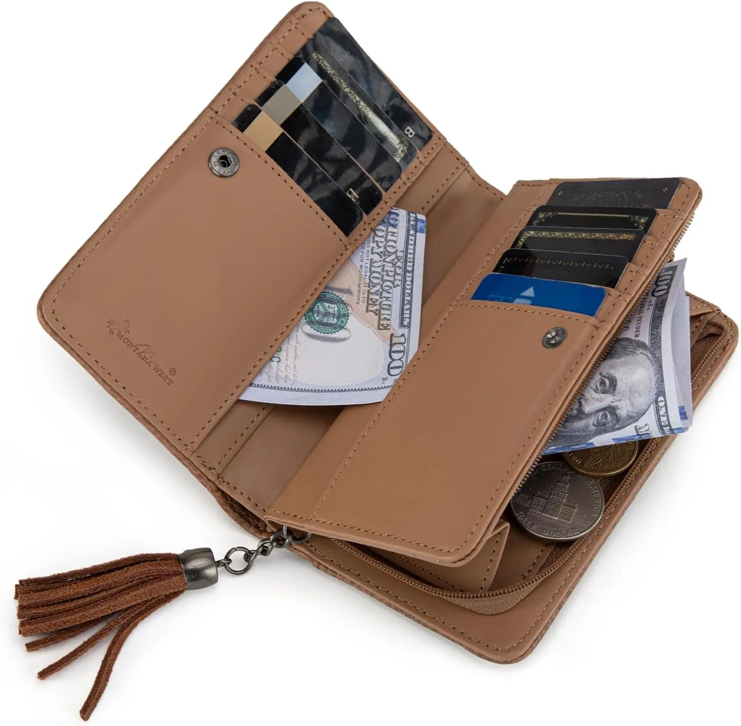 Montana West Aztec Womens Card Holder Wallet Western Wallet Clutch Purse for Women Ladies