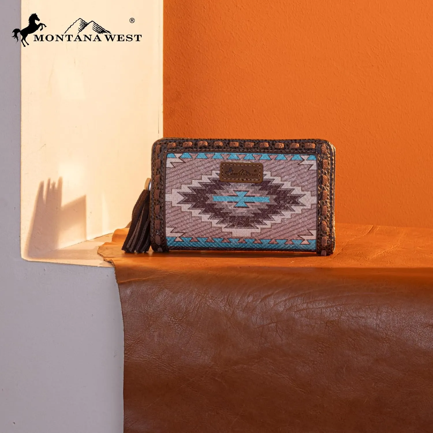 Montana West Aztec Womens Card Holder Wallet Western Wallet Clutch Purse for Women Ladies