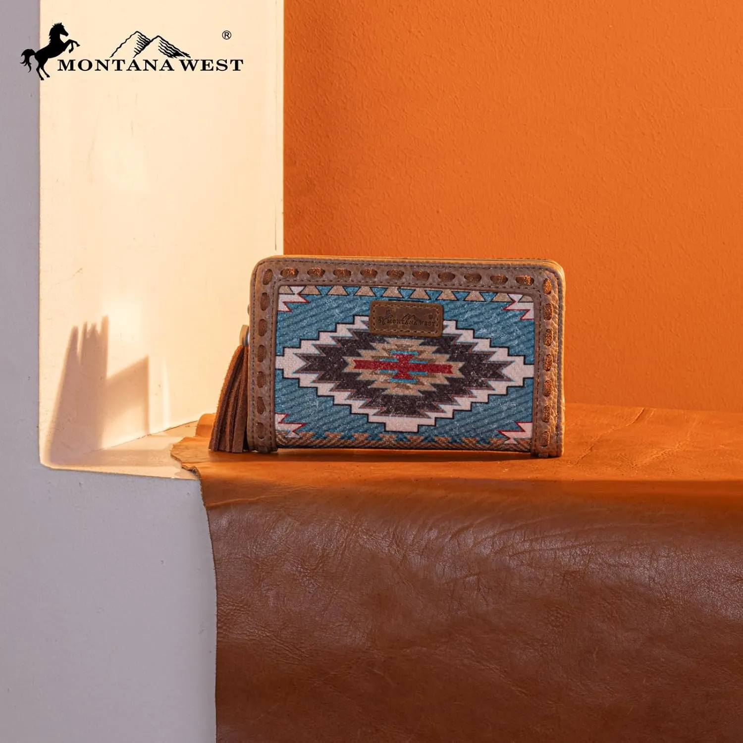 Montana West Aztec Womens Card Holder Wallet Western Wallet Clutch Purse for Women Ladies
