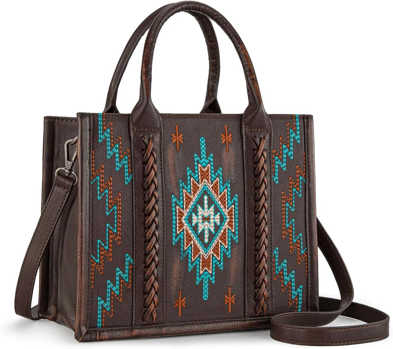 Montana West Western Tote Handbag with Card Set