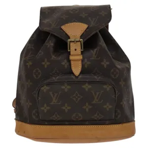 Montsouris MM Canvas Backpack with Dust Bag