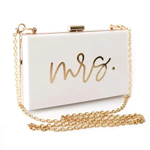 Mrs Purse Acrylic Clutch