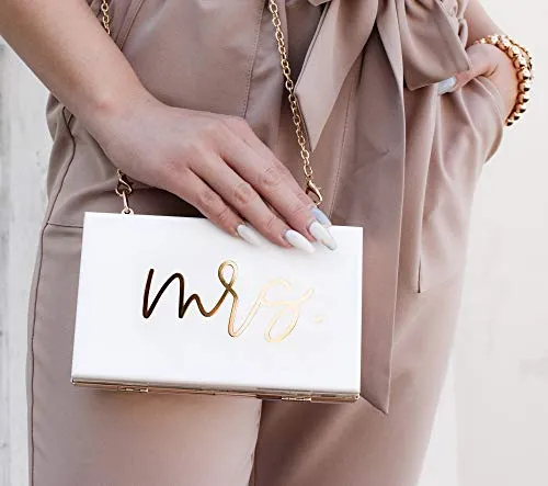 Mrs Purse Acrylic Clutch