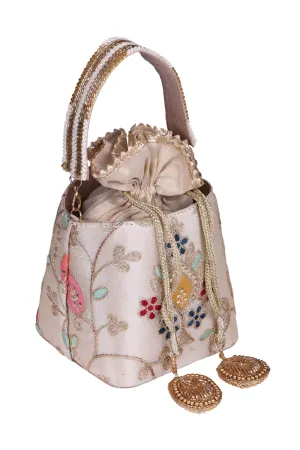 Multicolour Basket Clutch