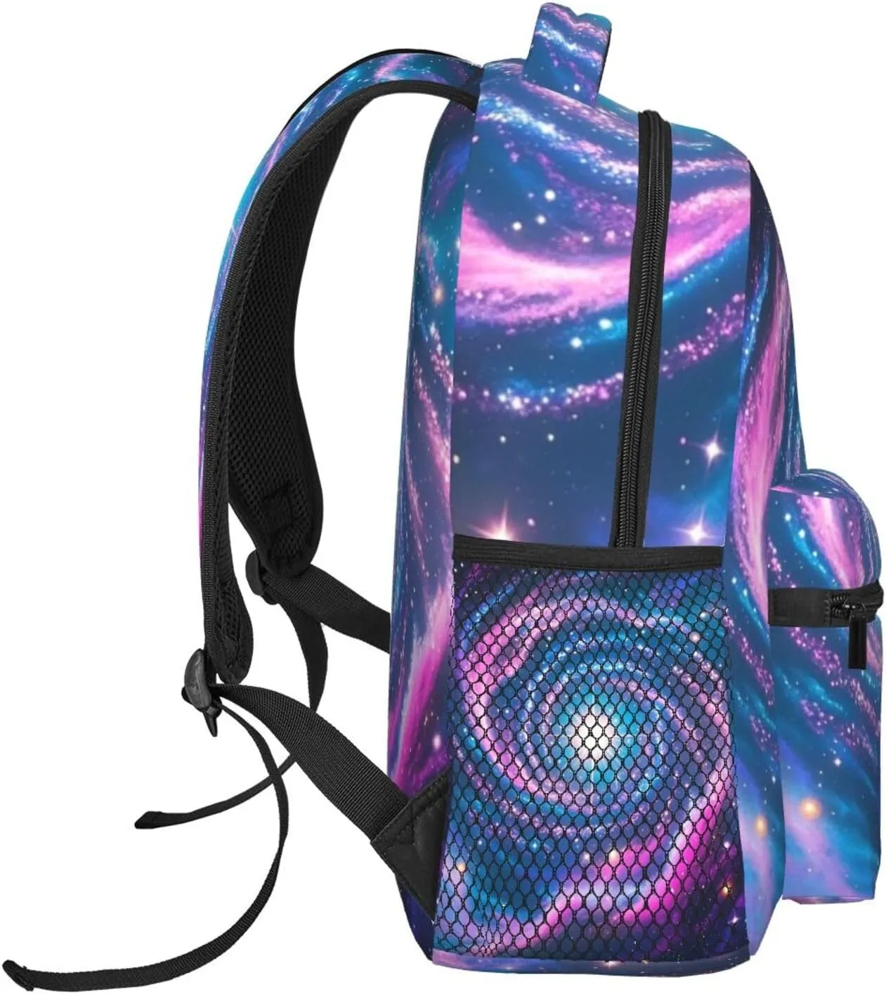 Mysterious Galactic Nebula Adult Backpacks 15 Inch Laptop Backpack Travel Bag for Men Women Gifts